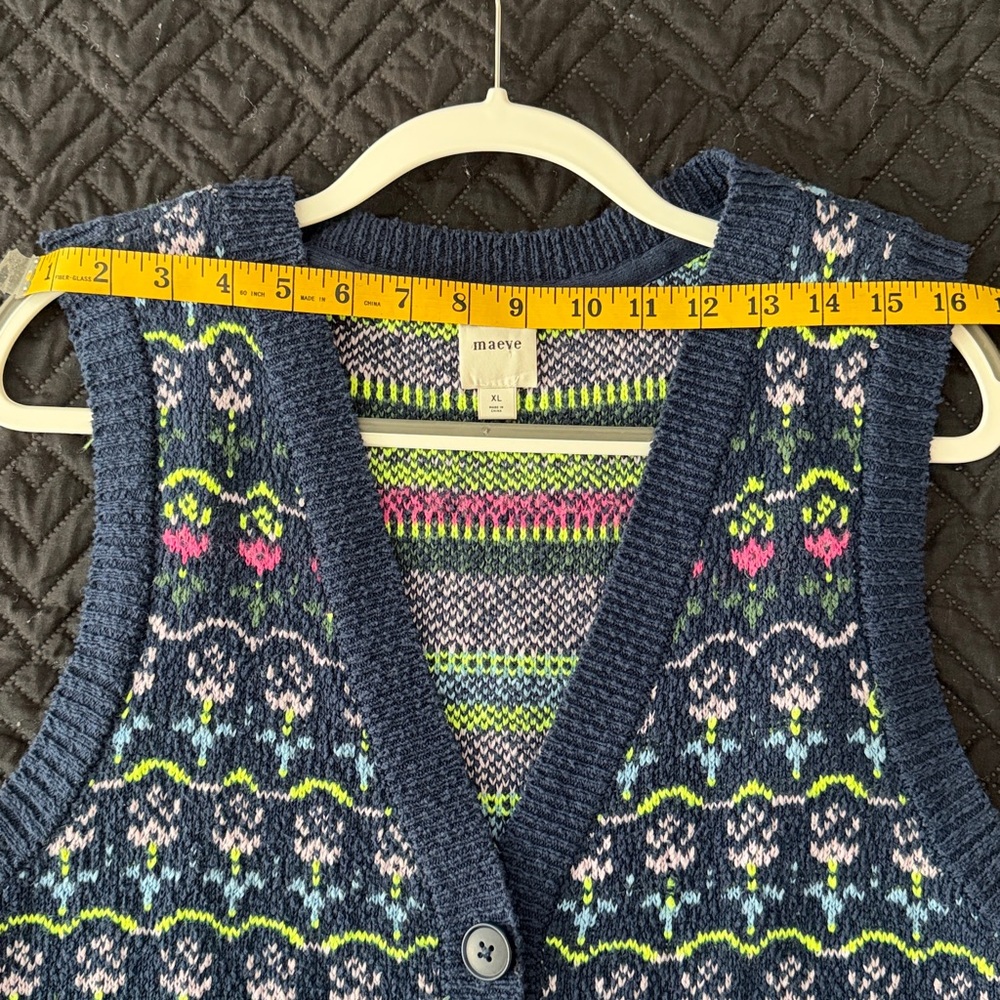 Maeve Multicolor Knit Vest - Picture 7 of 7